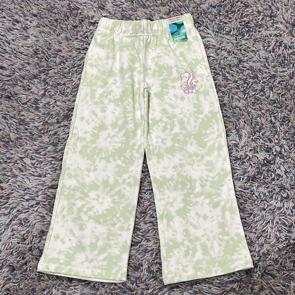 365 Kids by Garanimals Girls Tie Dye Pants Size 6 - Picture 3 of 7
